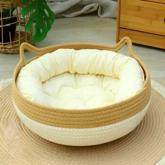 Pelech hniezdo–Biela s hnedou. Veľ.: L- do 10kg.