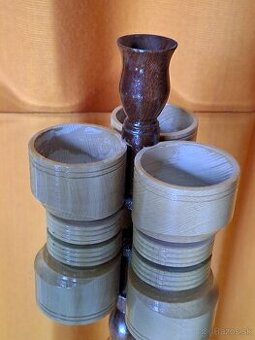 Dochucovací dřevěná souprava, lakovaná