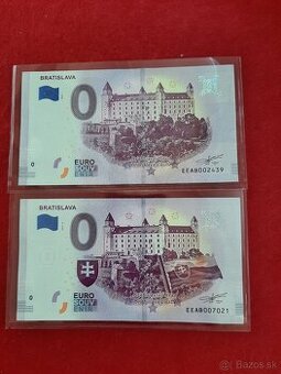 0€ Bankovka Bratislava