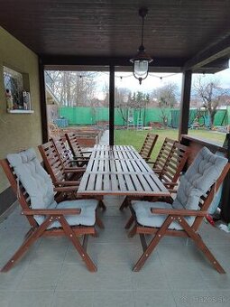 Záhradné sedenie Ikea pre 8 osôb