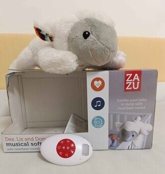 Plyšové šumiace zvieratko ZAZU-Ovečka Liz