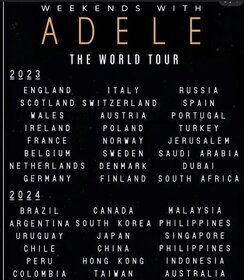 Predám lístok na Adele koncert
