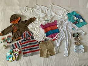 Balík oblečenia a hračky pre chlapca veľkosť 74 - 1