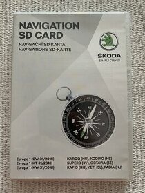 Predám originál SD kartu Škoda navigacia 5L0051236AH - 1