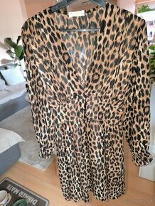 Leopardie šaty veľkosť UNI