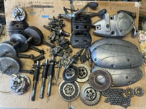 Rôzne diely Jawa Pionier motor