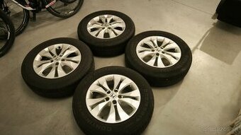 Predám elektróny 5x114,3 R17 , letné gumy 225/65 r17