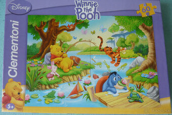 ÚPLNE NOVÉ- Puzzle MACKO POOH, 60 kusov- od 5 rokov