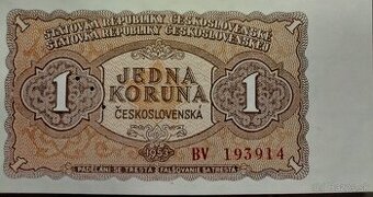 1 korunova bankovka 1953 3md - 1