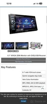 Kenwood DDX3023 2 din