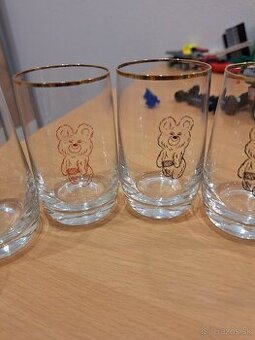 Retro poháre keramika sady predám