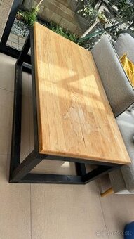 Rucne vyrobeny konferencny stolik 120x62,5x49,5 DxŠxV