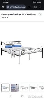 Predám novú nerozbalenú 180x200 postel