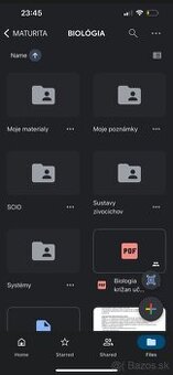 Maturitné otázky BIOLÓGIA