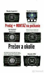 2025 AUTORÁDIÁ - ANDROID 14 - PREDAJ + MONTÁŽ rôzne značky