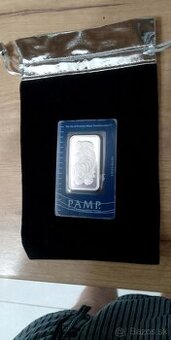 PAMP (Fortuna) 1OZ investičné strieborné zliatky 31.1g
