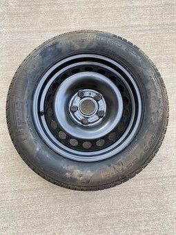 Plechový disk 5x112 ET43 + pneu Pirelli 195/65 R15