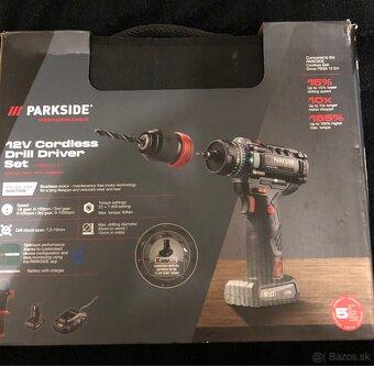 12V Aku Vrtaci Skrutkovač Parkside Performance