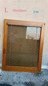 Predam drevene eurookna kompet zaluzie sietka, parapet