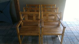 AKCIA Záhradné drevené lavičky-150cm DOPRAVA ZDARMA