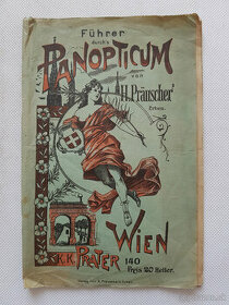 Starý průvodce Präuschers Panoptikum Prater Vídeň cca 1890 - 1