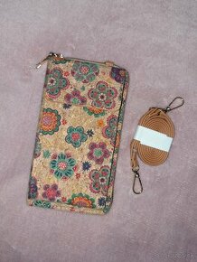Peňaženka s puzdrom na mobil FLOWERS