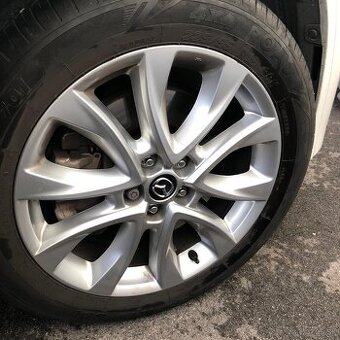 Predám hliníkové disky R19” s pneumatikou na mazda CX5