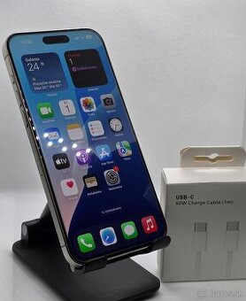 Apple iPhone 15 PRO MAX 256GB Natural Titanium - Záruka