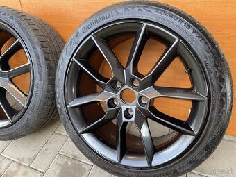 GEMINI SCHWARZ skoda Octavia RS 3 5x112 7,5x18 ET 51