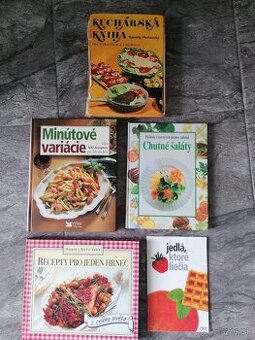 Kuchárske knižky.vsetky spolu za 10€+postovne