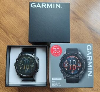 Garmin Fenix 8 Amoled Sapphire Titanium Black - 51mm