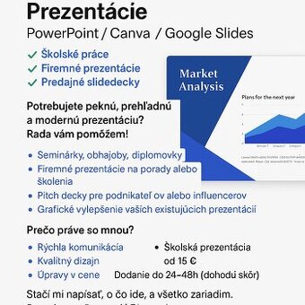 ⸻ 🖥️📊 Vytváram kvalitné prezentácie – PowerPoint / Canva