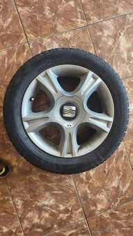 4x Alu disky R15 s pneumatikami 195/55 R15 zo Seat ibiza