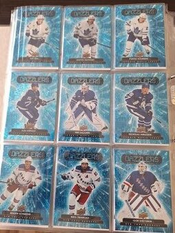 Hokejové kartičky insert dazzlers blue 2022/23
