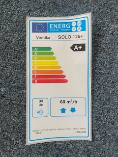 Nástenná rekuperácia VENTIKA Solo plus 125mm s diaľkovým ovl