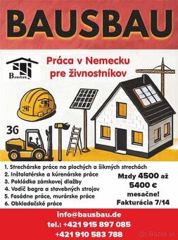 HĽADÁME 2x STRECHÁROV – NEMECKO POKRYVAč tesár