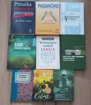 Rôzne knihy na predaj