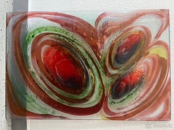 sklenený obraz umenie zo skla