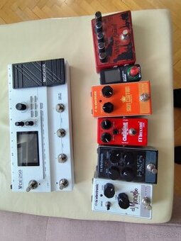 Rôzne efekty a multiefekty (mooer, gerhat, TC atď...