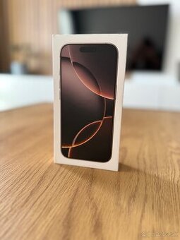 iPhone 16 Pro 1 TB Desert Titanium - nerozbalený, záruka