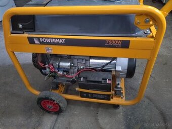 Elektrocentrála generátor 7,5 KW  powermat nova