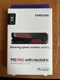 Predám SAMSUNG SSD 990 PRO 2 TB HEATSINK