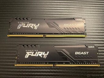 Kingston FURY Beast 64 GB KIT DDR4‑3200 MHz CL16 Black
