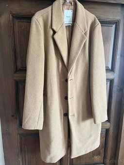 RESERVED Pánsky hnedý kabát XL