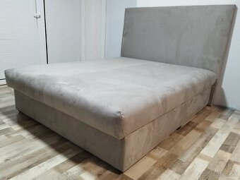 siva manzelska postel 160x200x50 cm