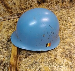 Prilba Belgická M51, modrá