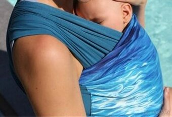 Elastická šatka Liliputi Aqua