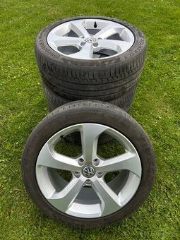 Letná sada R17 5x112, CONTINENTAL 225/45 R17 3,6mm