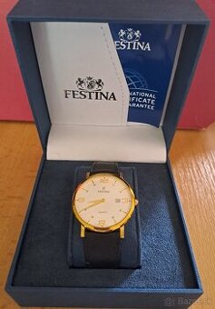 Švýcarské hodinky Festina, reg. model F16478, kožený pásek