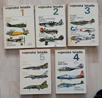 Predam celu seriu knih Vojenske letadla 1(1977) az 5(1985),